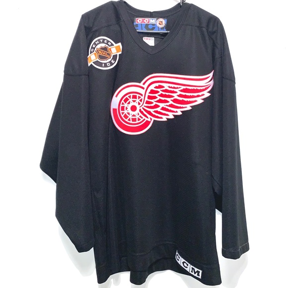 ccm red wings jersey